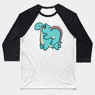 Cute dinosaurs, hug attack, hugging dino Baseball T-Shirt